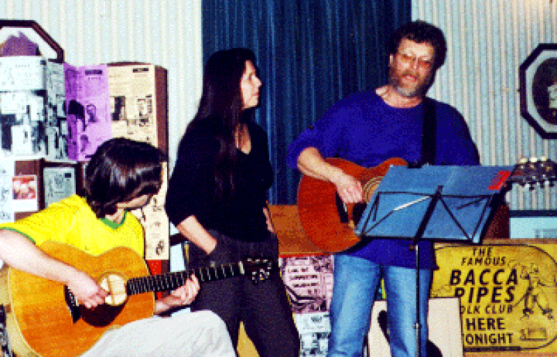 The Rosecastle Family... Jake Hardcastle, Lynda Hardcastle and Alan Rose.