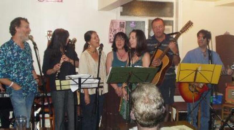 From Left to Right: 
**Alan Rose, Maggie Boyle, Lynda Hardcastle, Sian Pedrick, Ceri Pedrick, David Gunn** & **Tony Levy**